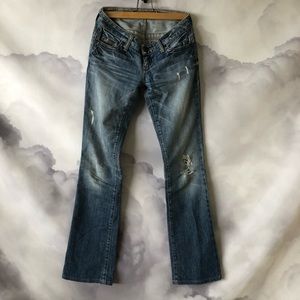 Low Rise Flared Guess Jeans